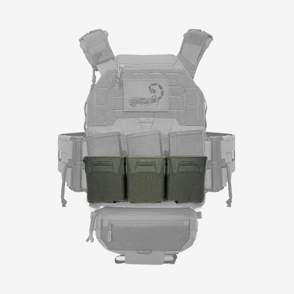 Agilite Pincer Placard .308 Triple Magazine Pouch