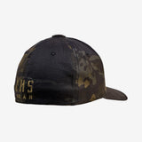 LMSGear Tactical Cap Classic FlexFit Nailsr Logo Velcro Multicam Black