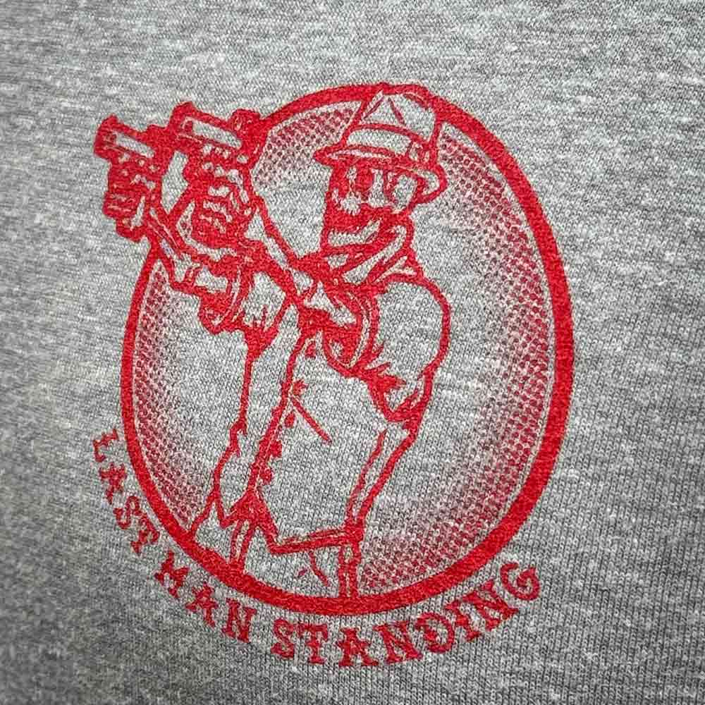 LMSGear T-Shirt "Bruce Last Man Standing" grau